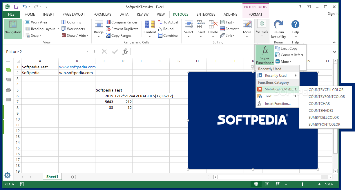 kutools for excel 21.00